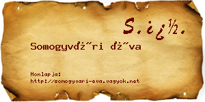 Somogyvári Éva névjegykártya